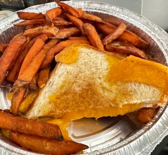 Good Old Fashioned Grilled Cheese Sandwich.