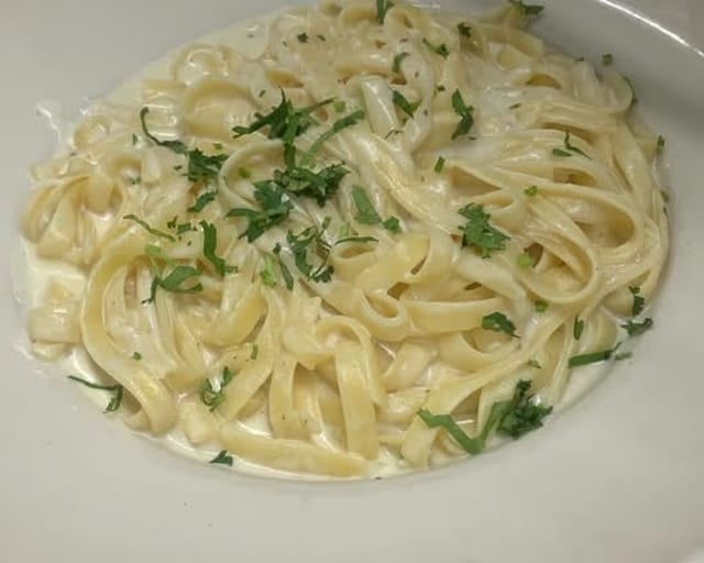Fettuccine Alfredo.