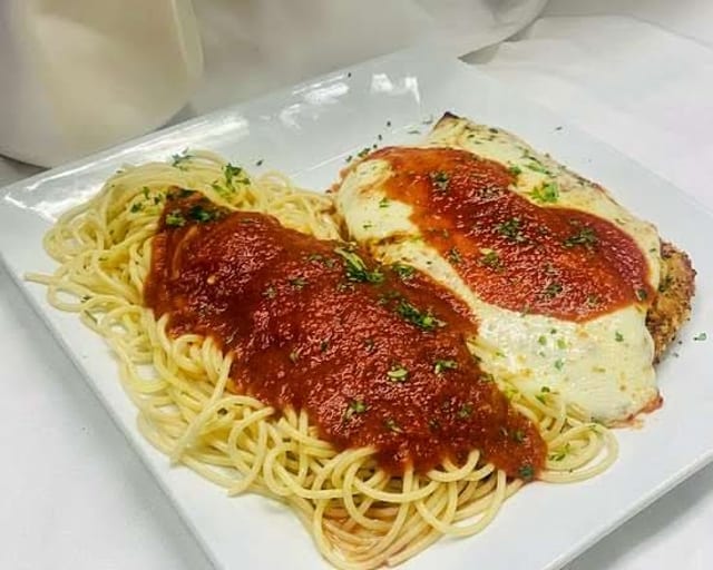 Chicken Parmigiana.