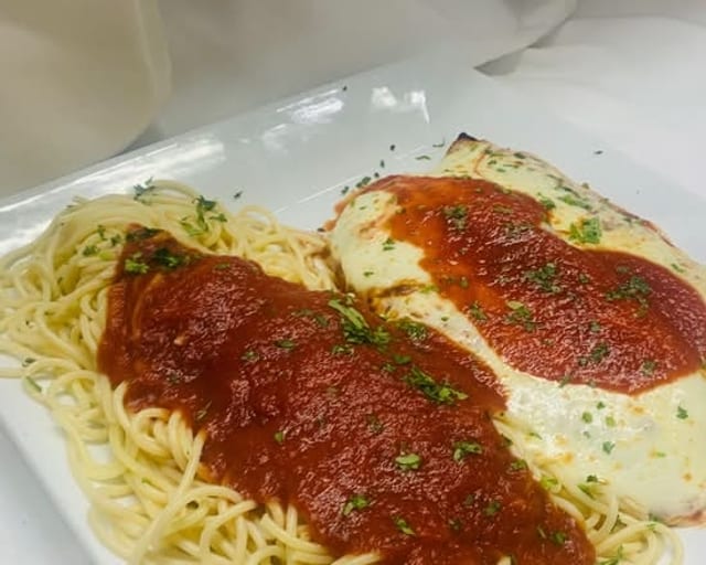 Chicken Parmigiana.